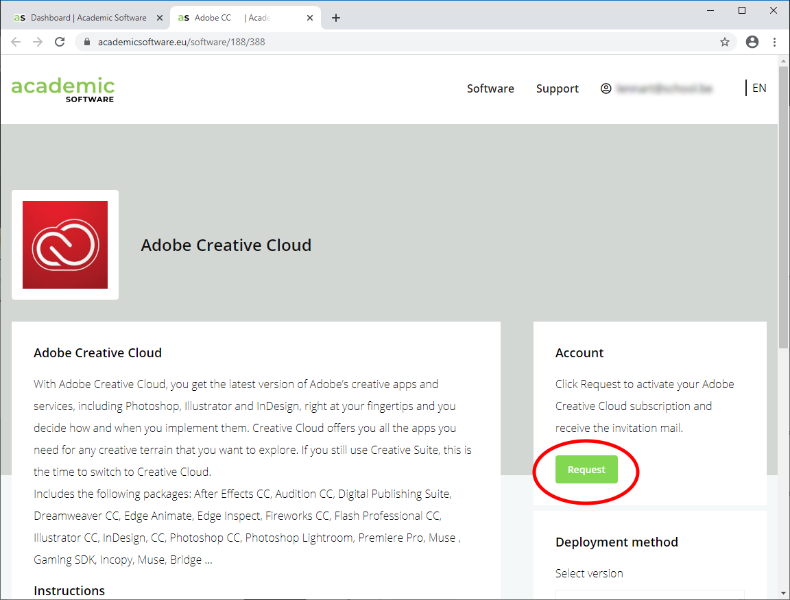 adobe creative cloud installer wont initialize